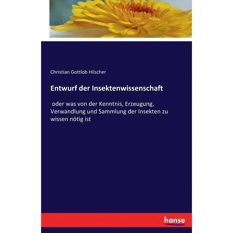 Entwurf der Insektenwissenschaft
