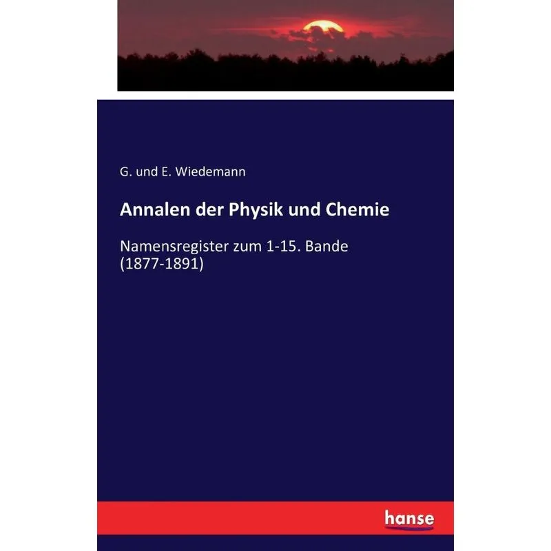 Annalen der Physik und Chemie