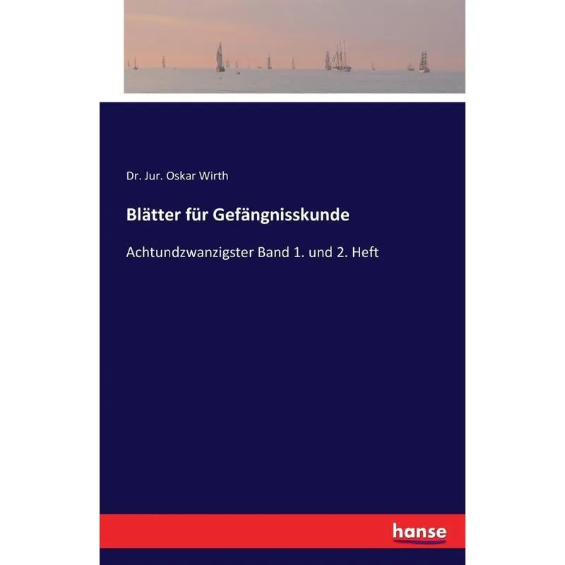 Blätter für Gefängnisskunde
