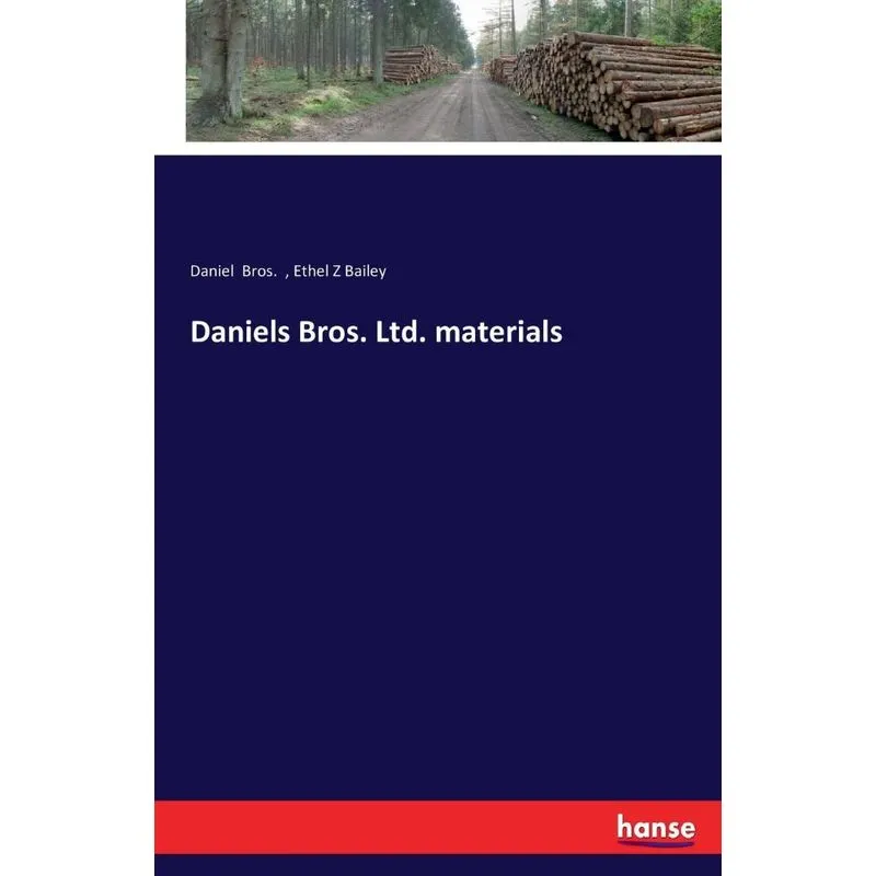 Daniels Bros. Ltd. materials