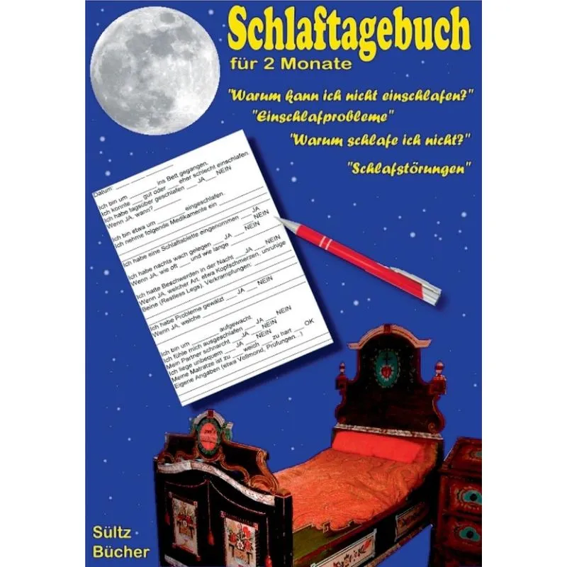 Schlaftagebuch für 2 Monate