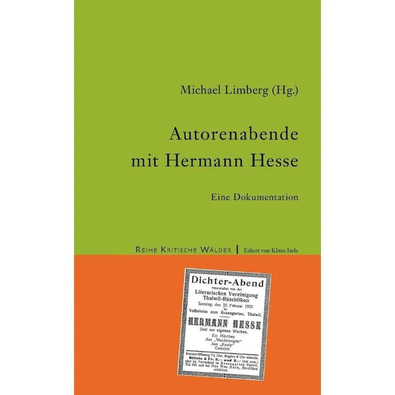 Autorenabende mit Hermann Hesse
