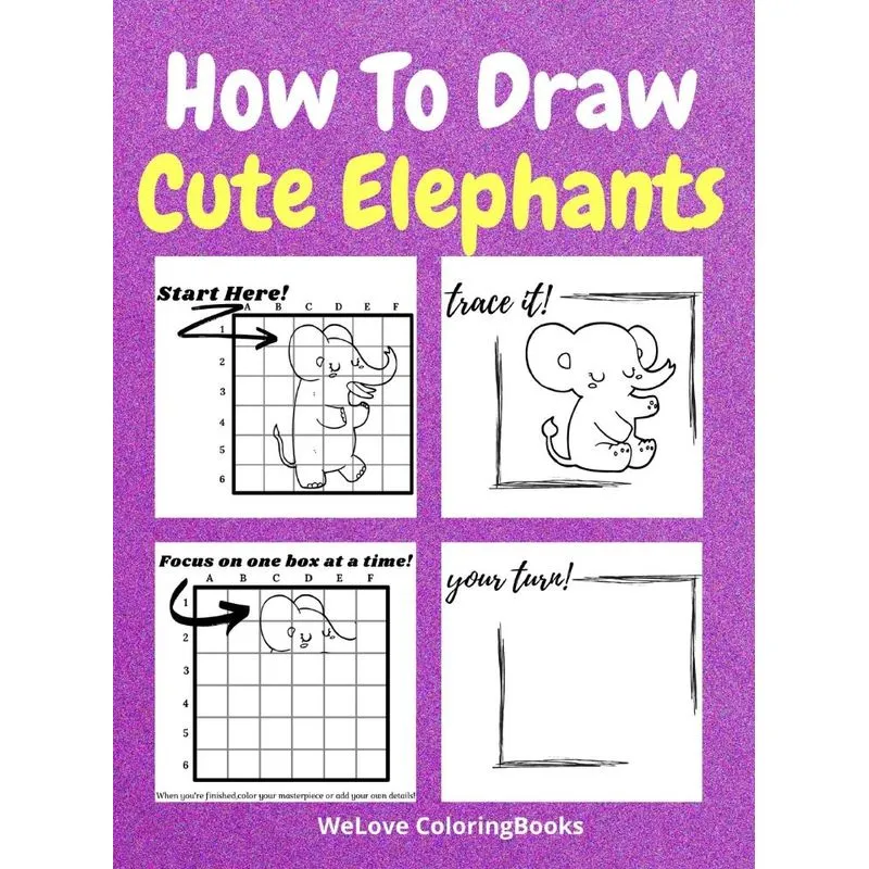 How To Draw Cute Elephants