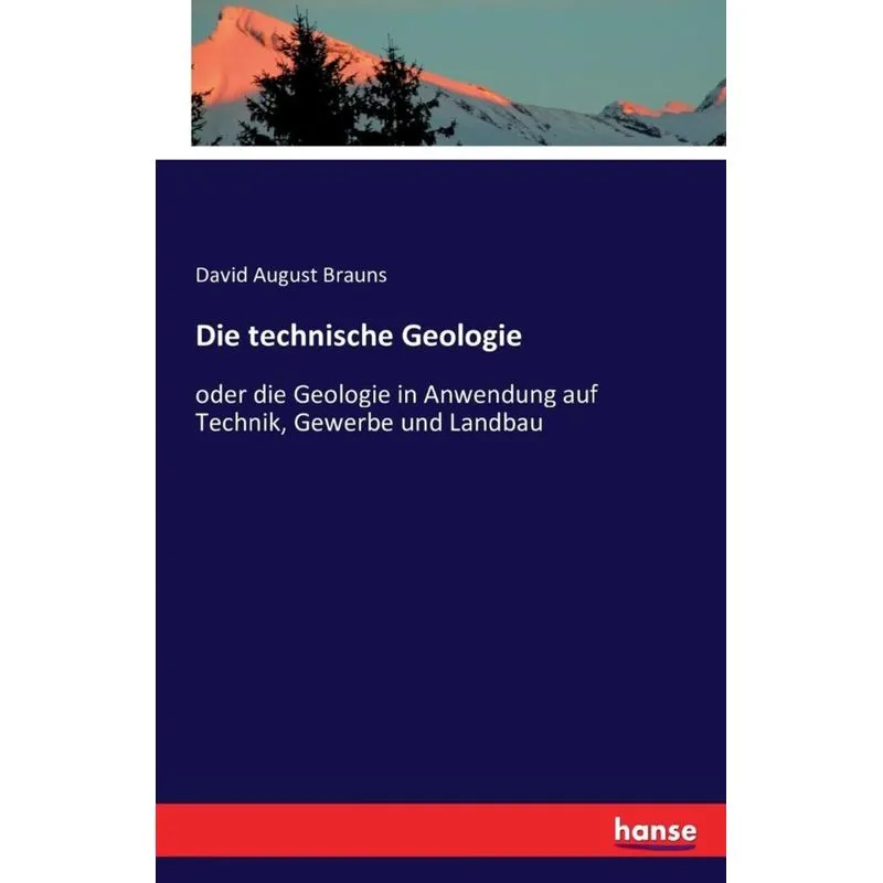 Die technische Geologie