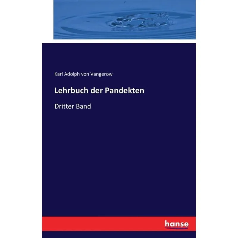 Lehrbuch der Pandekten