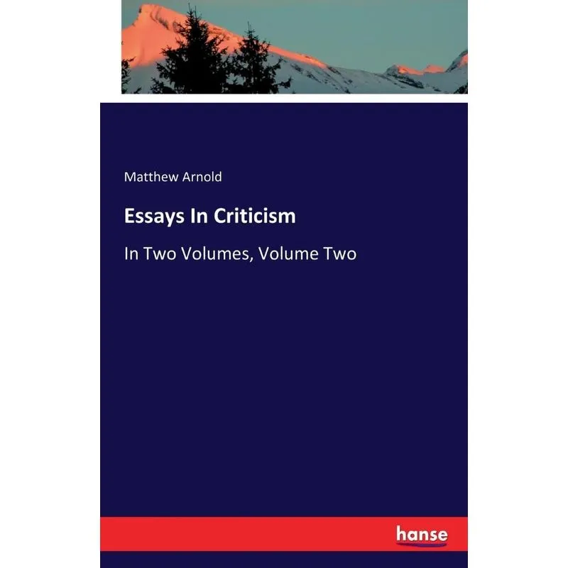 Essays In Criticism