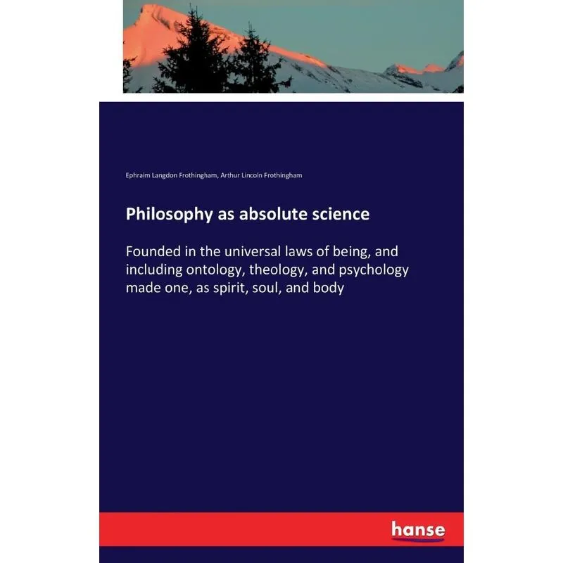 Philosophy as absolute science