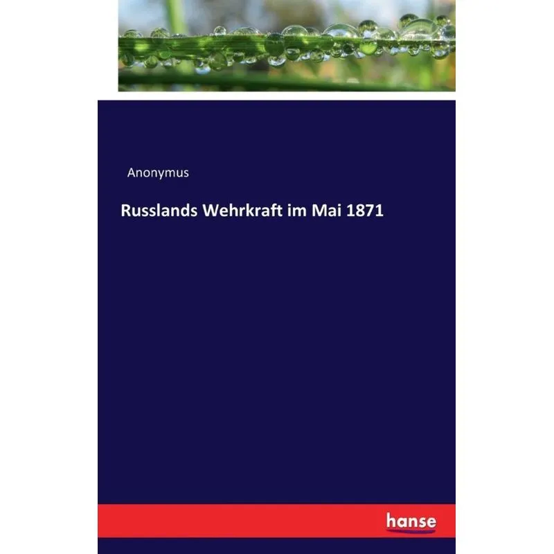 Russlands Wehrkraft im Mai 1871
