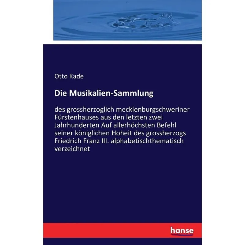 Die Musikalien-Sammlung