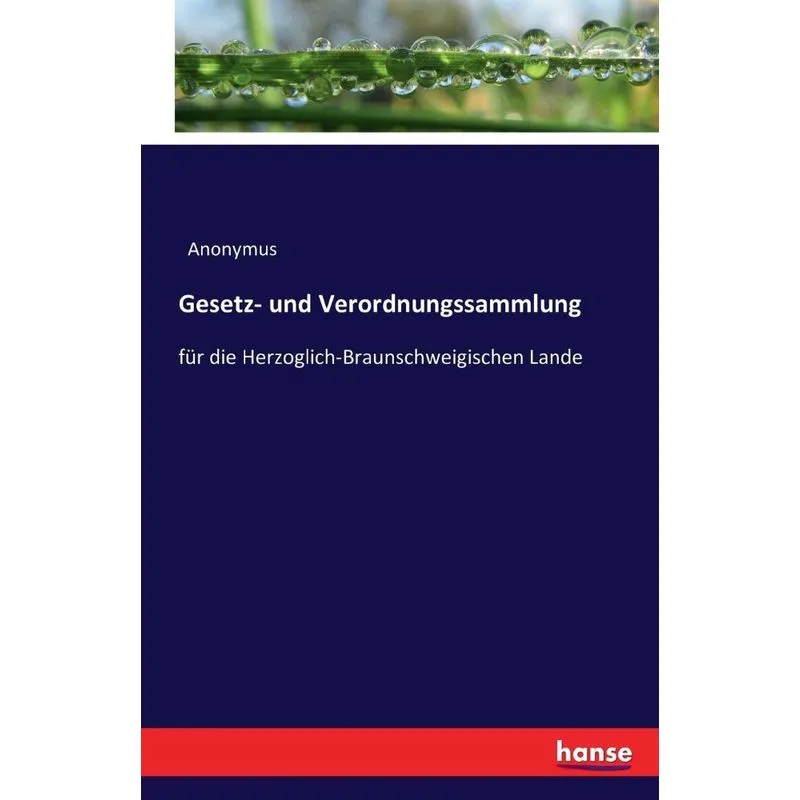 Gesetz- und Verordnungssammlung
