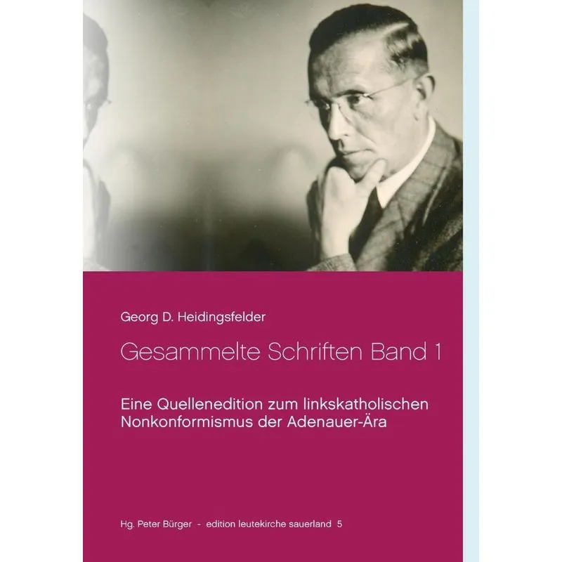 Gesammelte Schriften Band 1