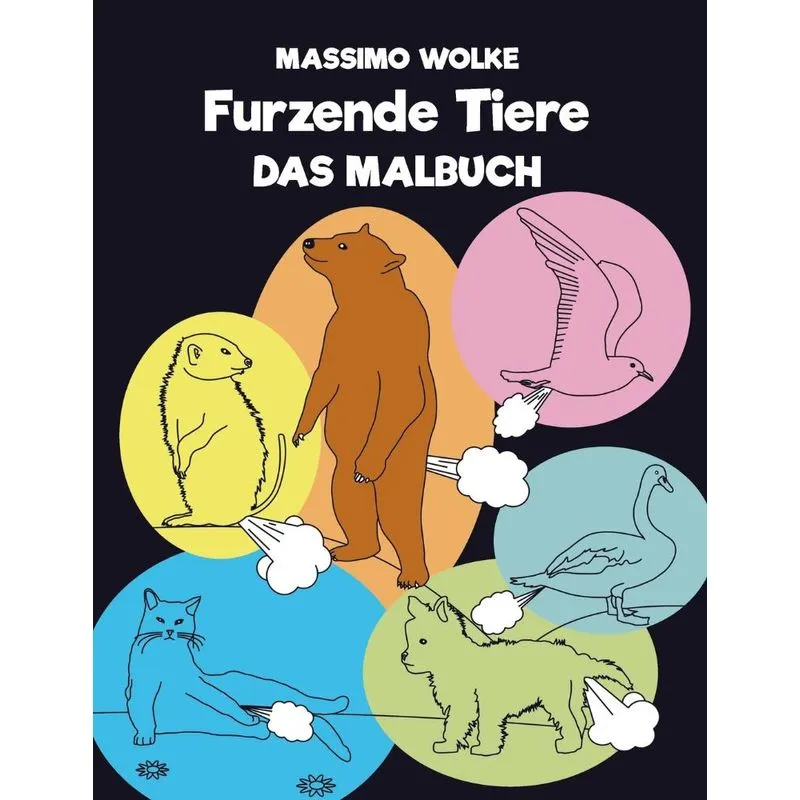Furzende Tiere - Das Malbuch