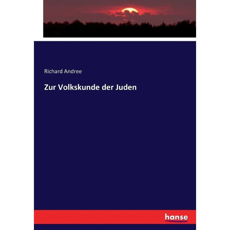 Zur Volkskunde der Juden