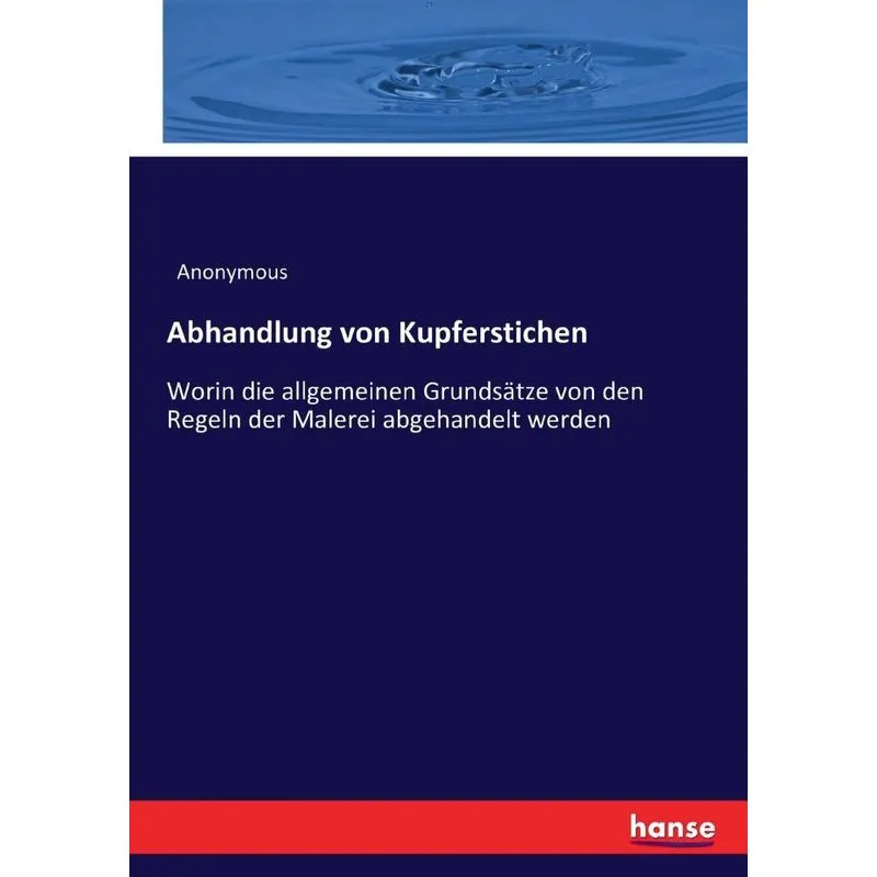 Abhandlung von Kupferstichen