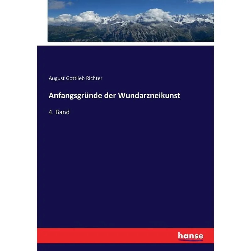 Anfangsgründe der Wundarzneikunst
