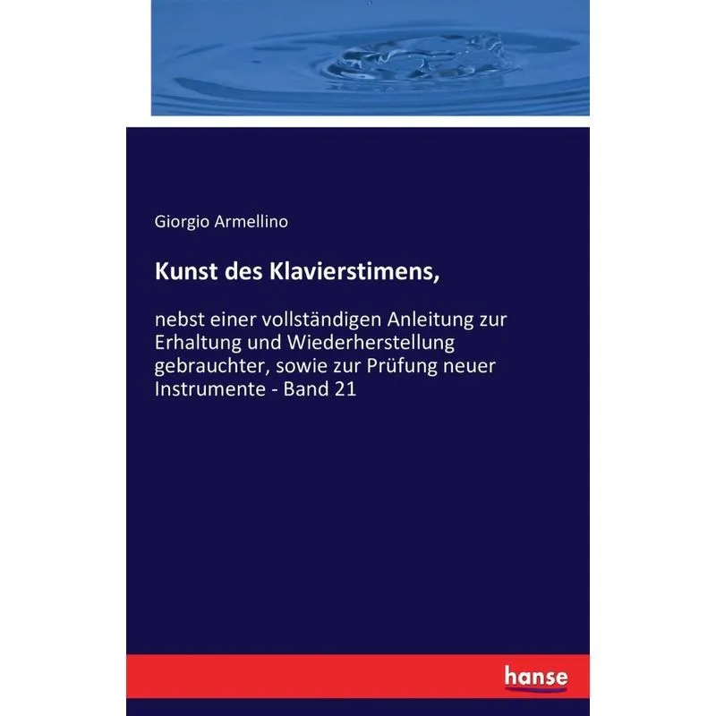 Kunst des Klavierstimens,