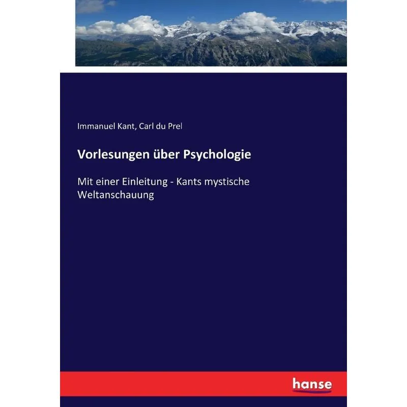 Vorlesungen über Psychologie