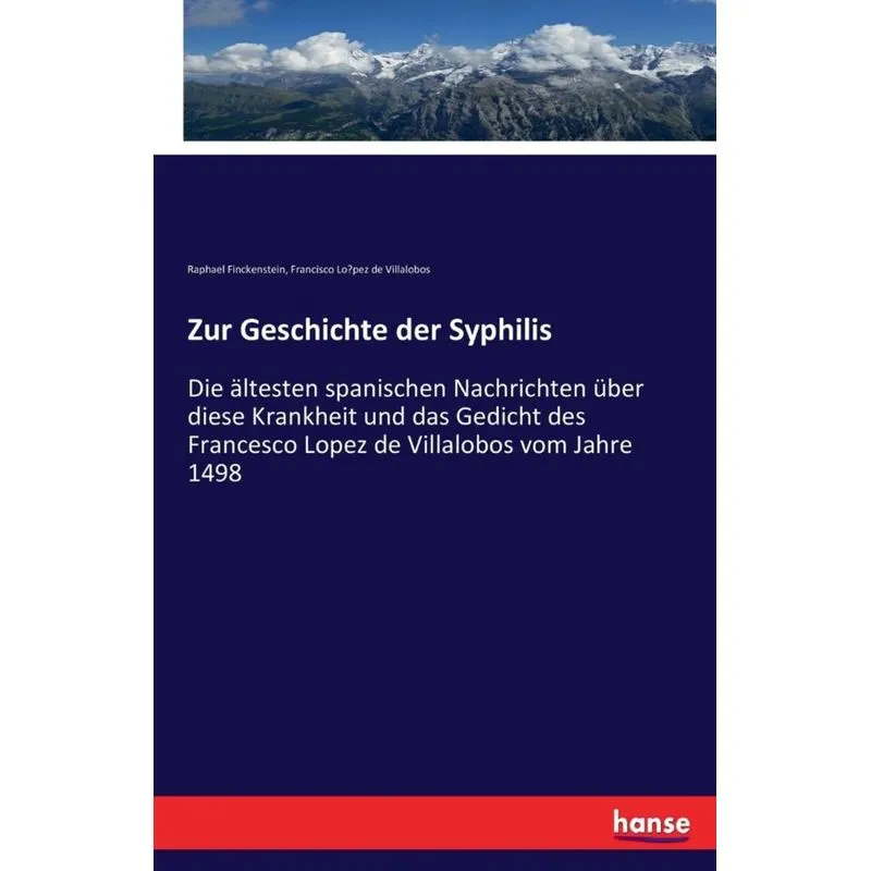 Zur Geschichte der Syphilis