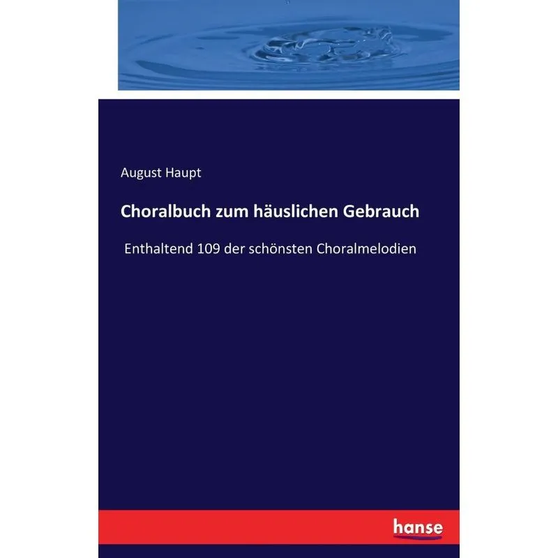 Choralbuch zum häuslichen Gebrauch