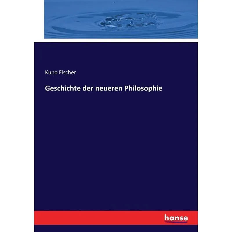 Geschichte der neueren Philosophie