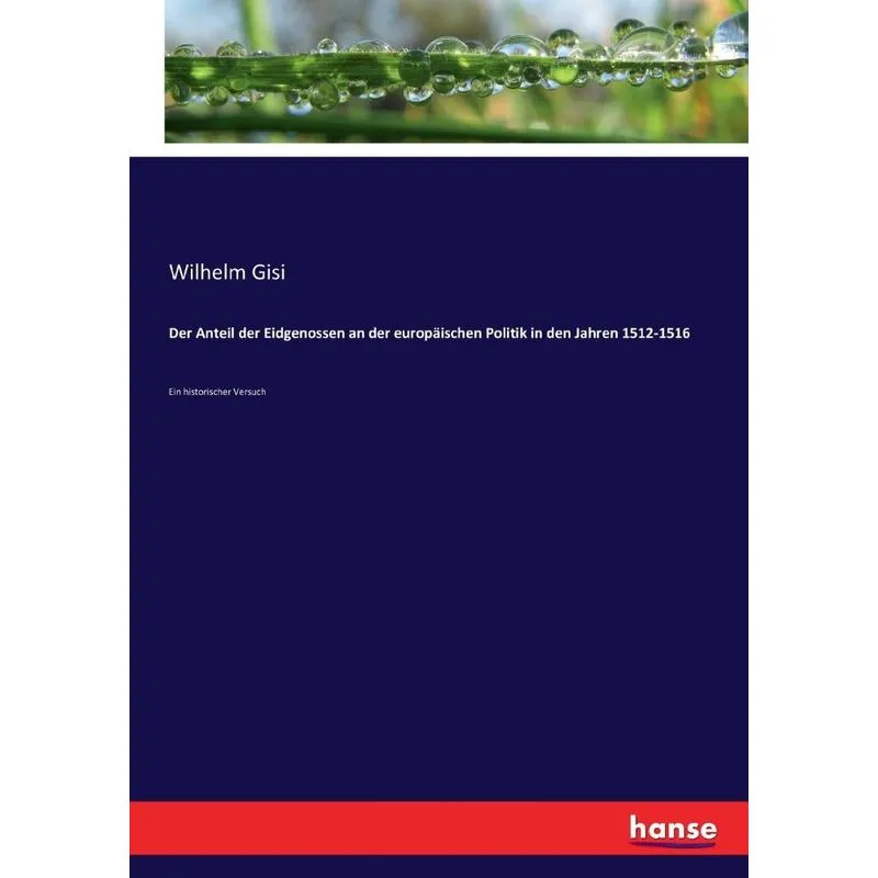 Der Anteil der Eidgenossen an der europäischen Politik in d