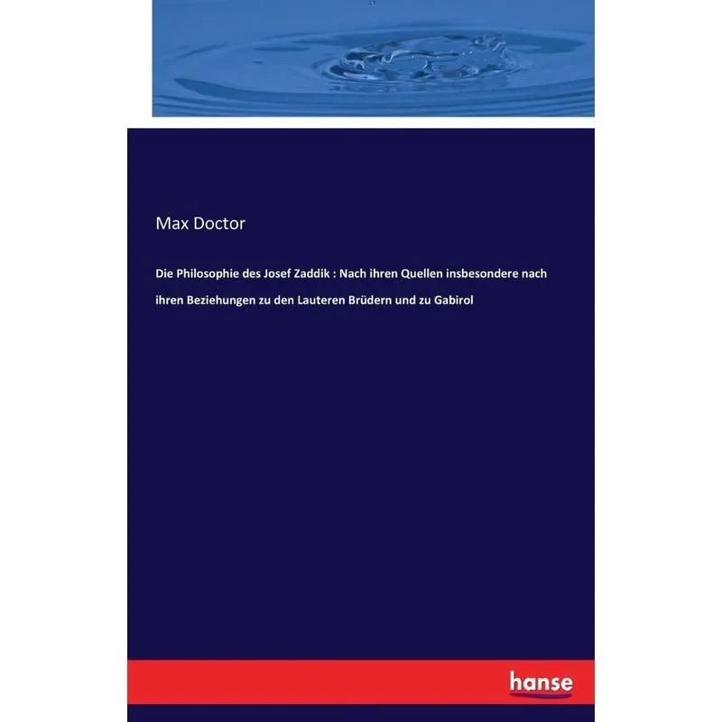 Die Philosophie des Josef Zaddik