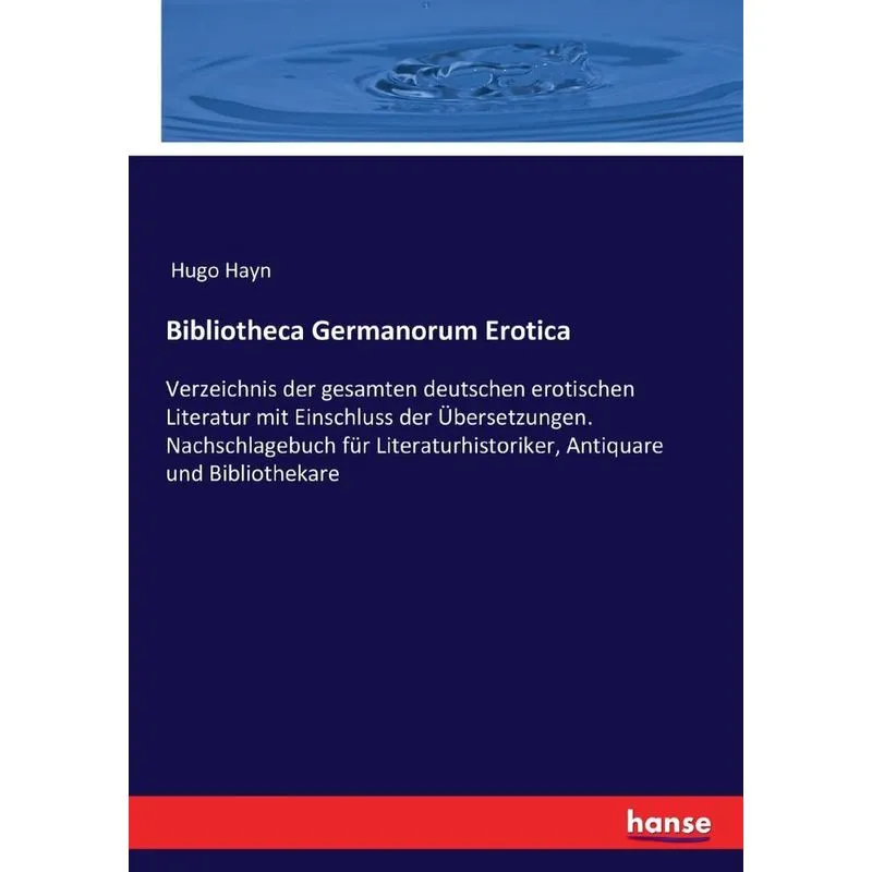 Bibliotheca Germanorum Erotica