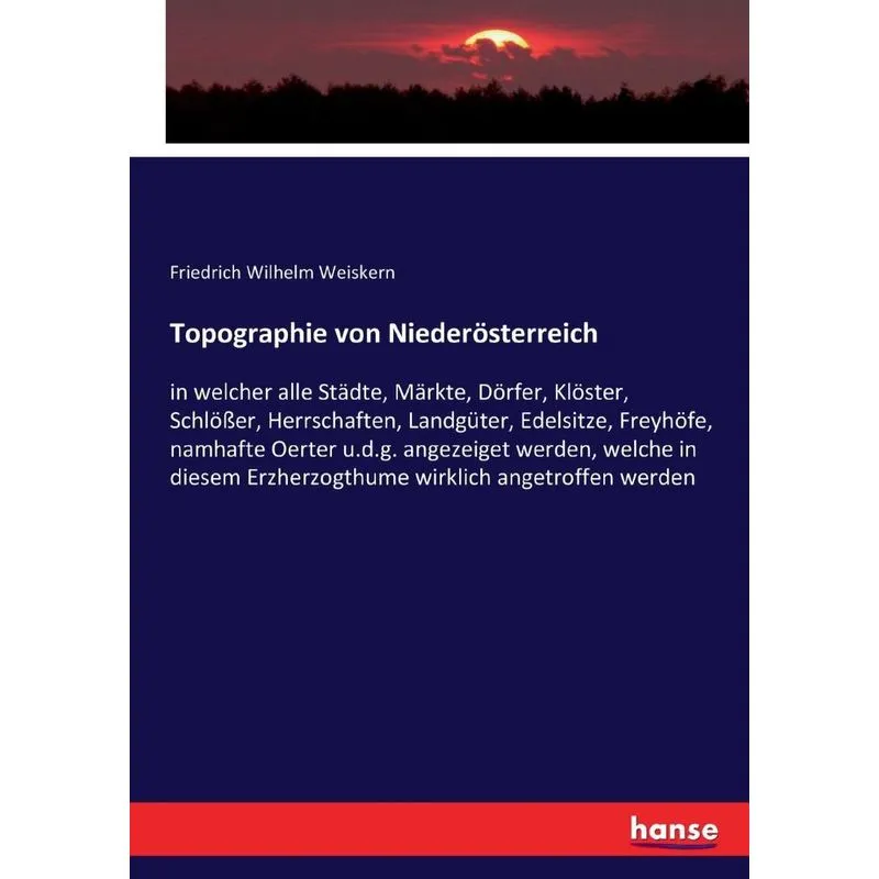 Topographie von Niederösterreich