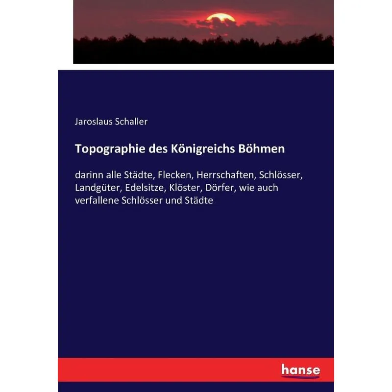Topographie des Königreichs Böhmen