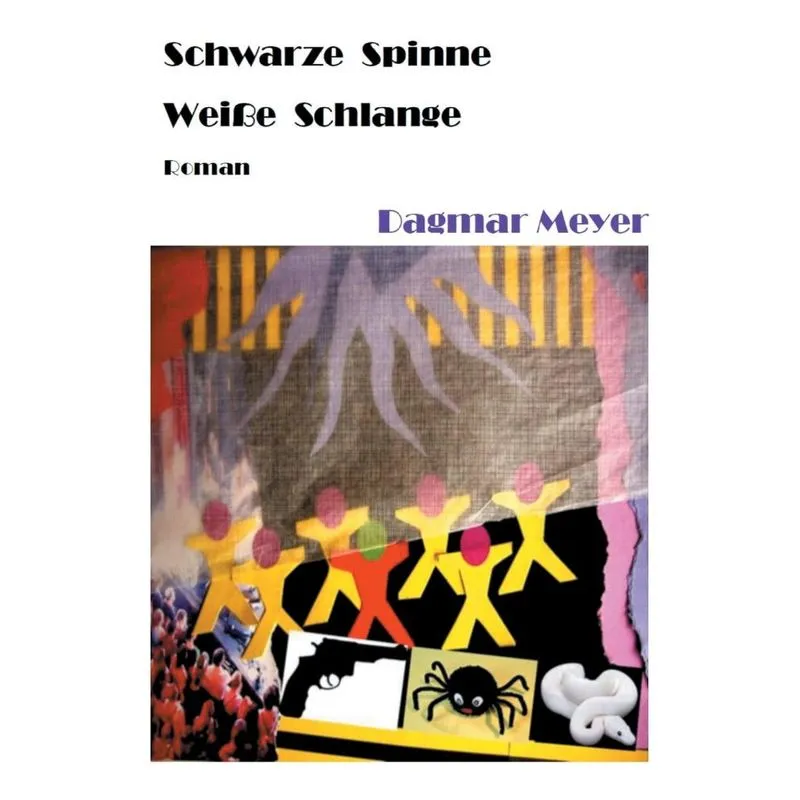 Schwarze Spinne Weiße Schlange