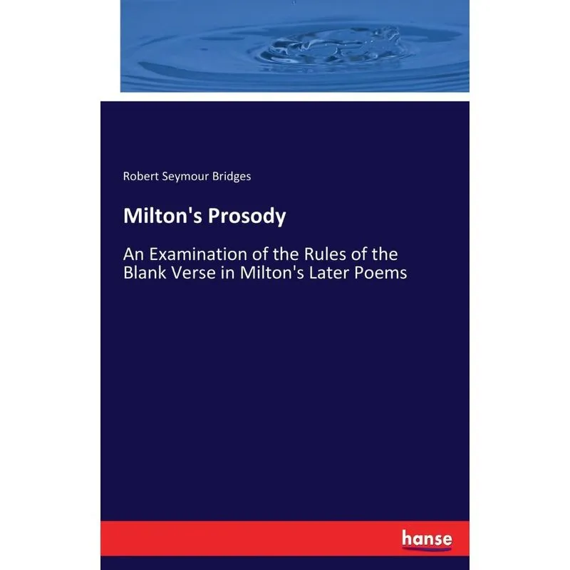 Miltons Prosody