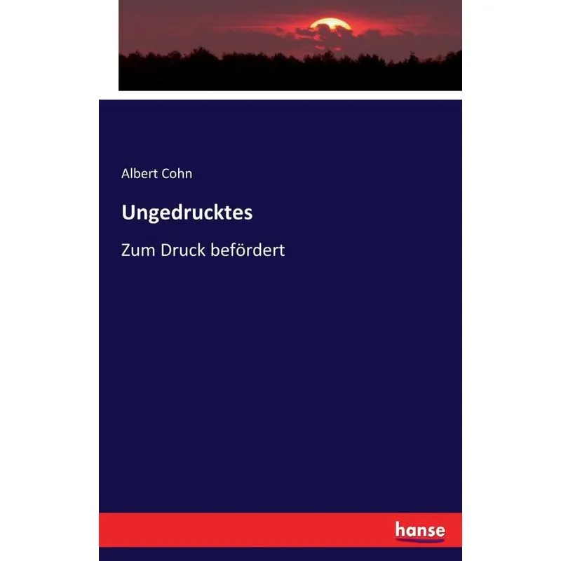 Ungedrucktes
