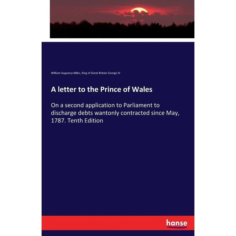 A letter to the Prince of Wales