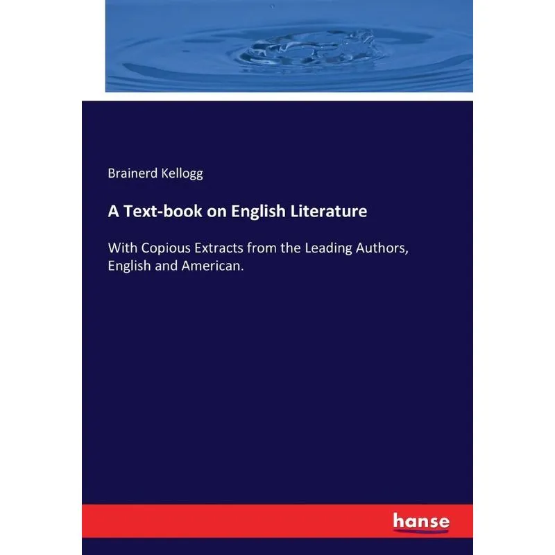 A Text-book on English Literature