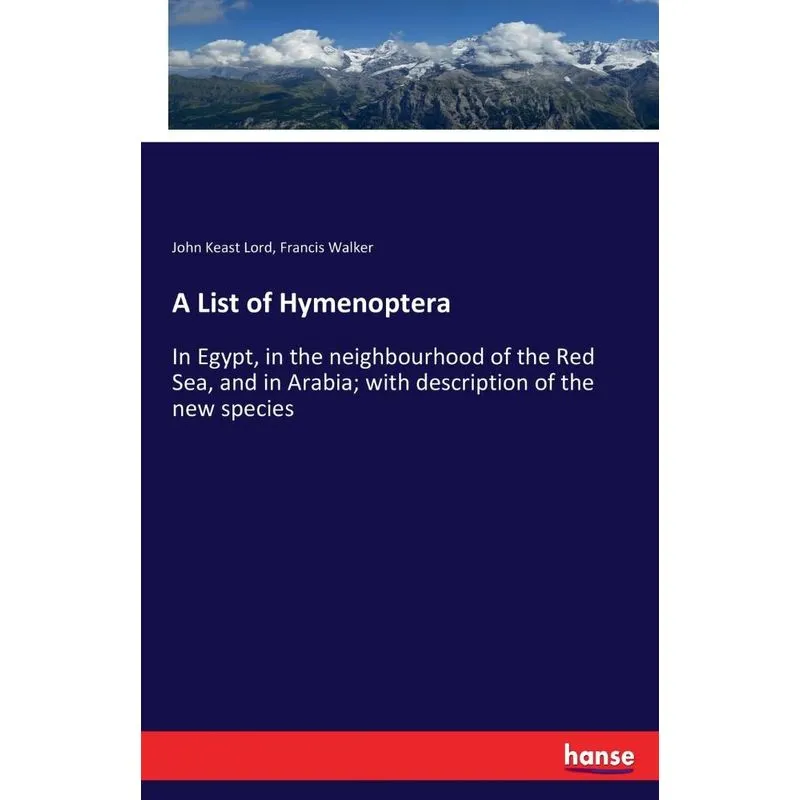 A List of Hymenoptera