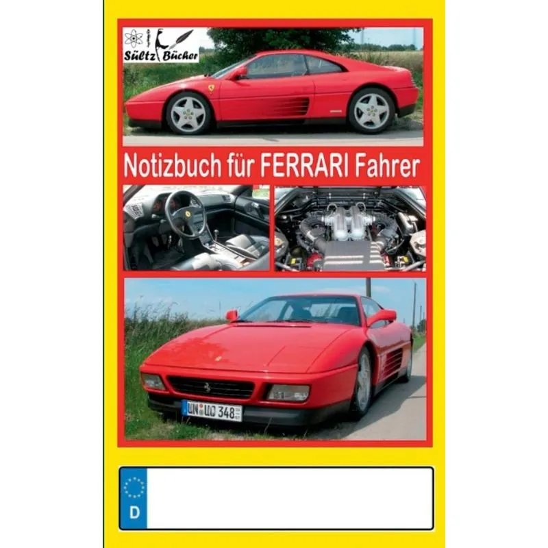 Notizbuch für Ferrari-Fahrer