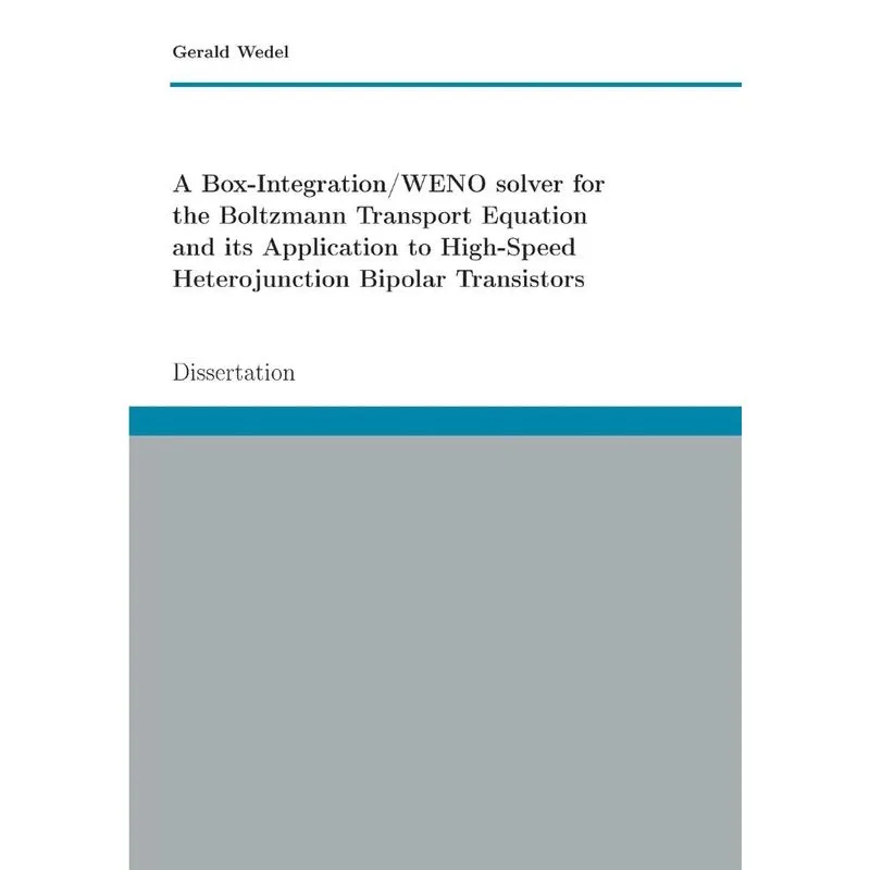 A Box-Integration/WENO solver for the Boltzmann Transport E