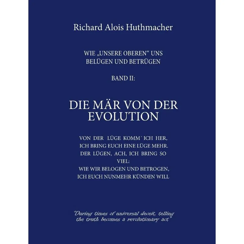 Die Mär von der Evolution