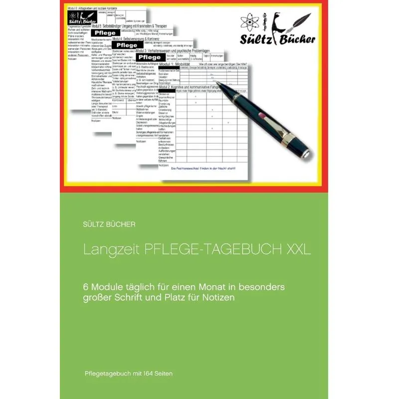 Langzeit Pflege-Tagebuch XXL