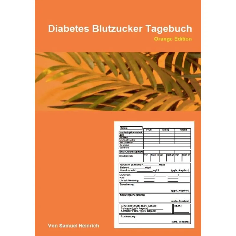 Diabetes Blutzucker Tagebuch