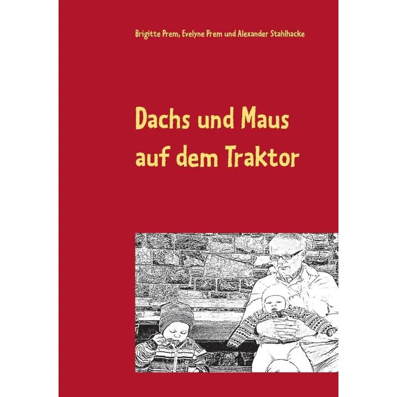 Dachs und Maus auf dem Traktor