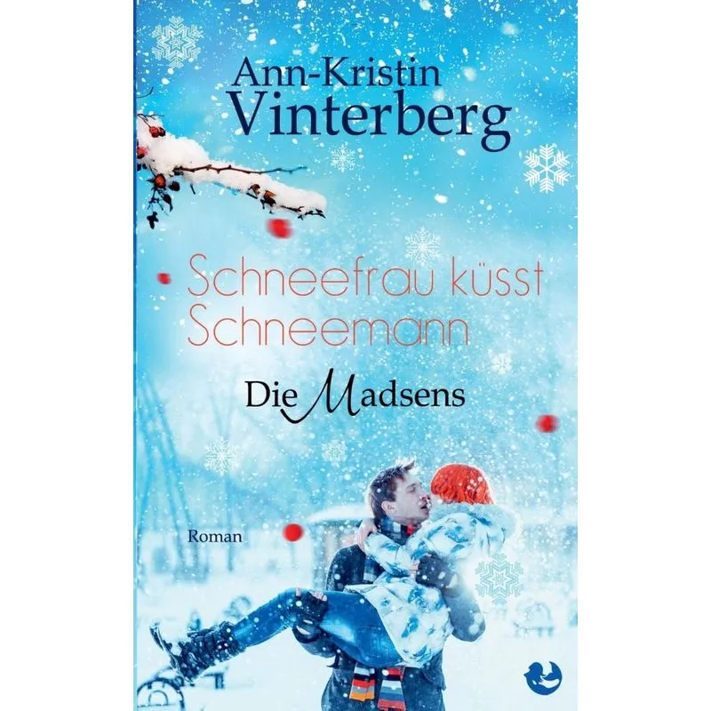 Schneefrau küsst Schneemann