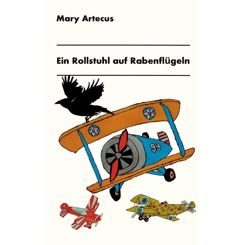Ein Rollstuhl auf Rabenflügeln