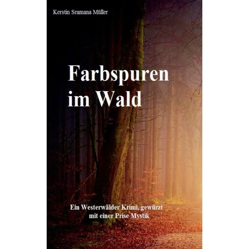 Farbspuren im Wald
