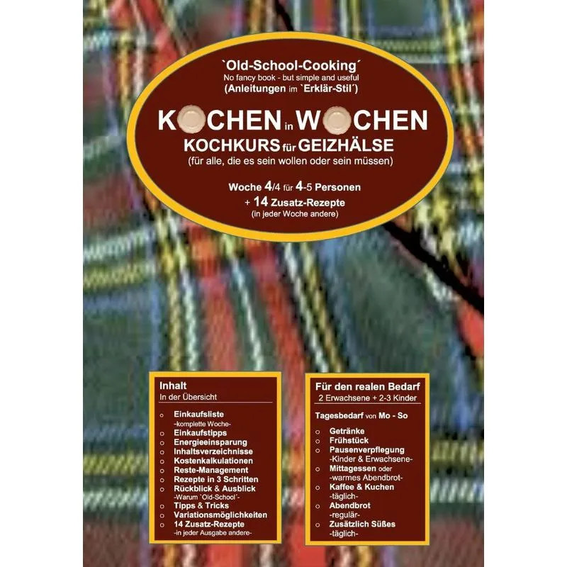 Kochen in Wochen 4