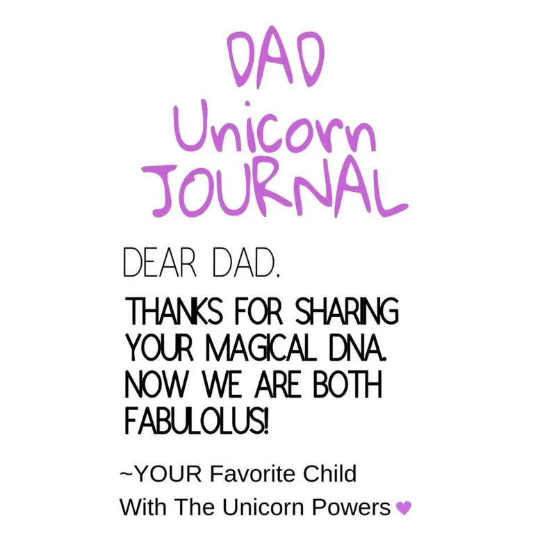 Dad Unicorn Journal