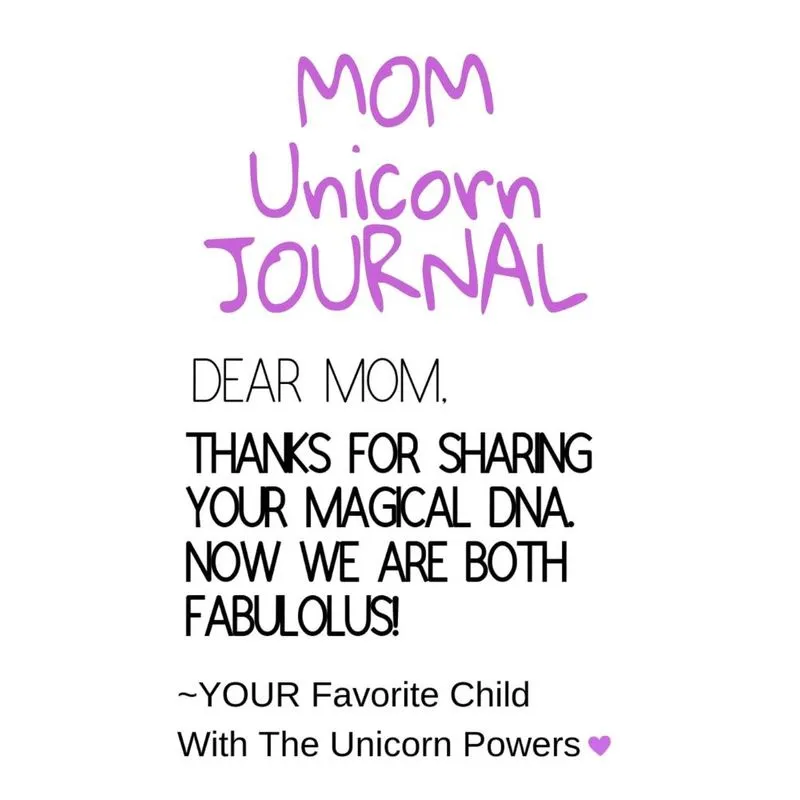 Mom Unicorn Journal