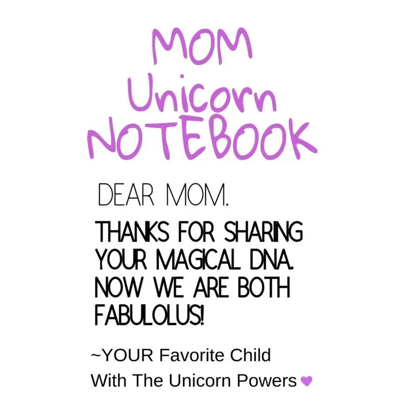 Mom Unicorn Notebook