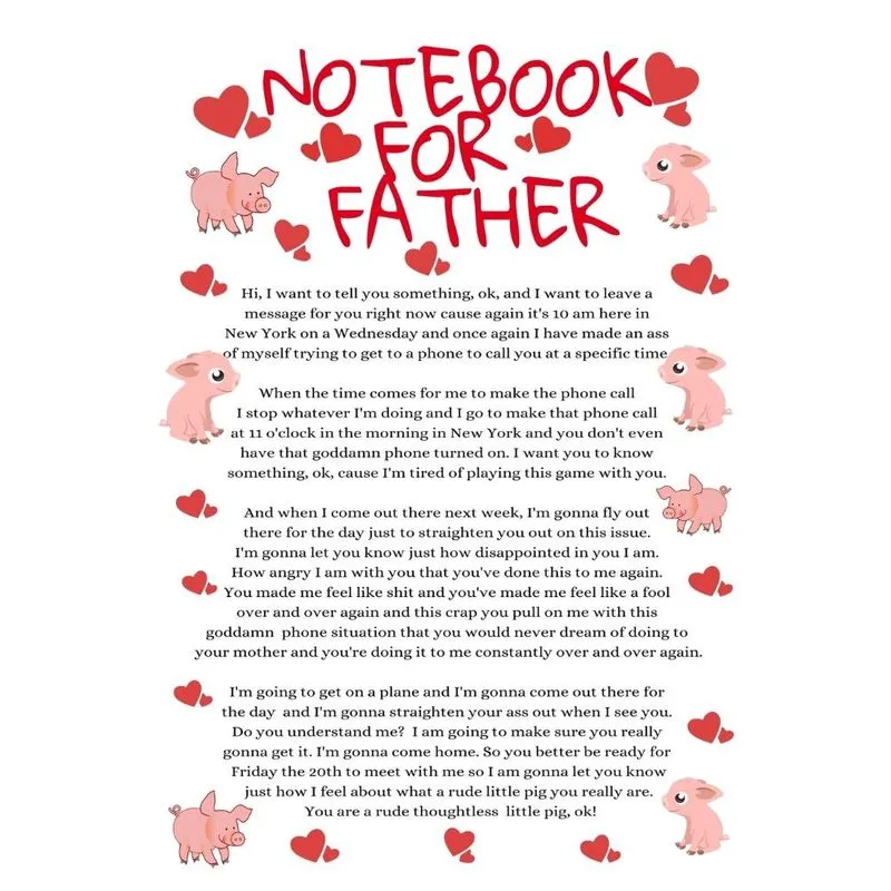Notepad For Father