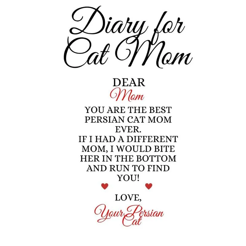 Diary For Cat Mom
